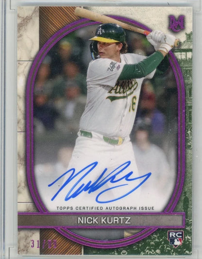 Nick Kurtz 2025 Museum Collection Archival Autograph #'d 31/99