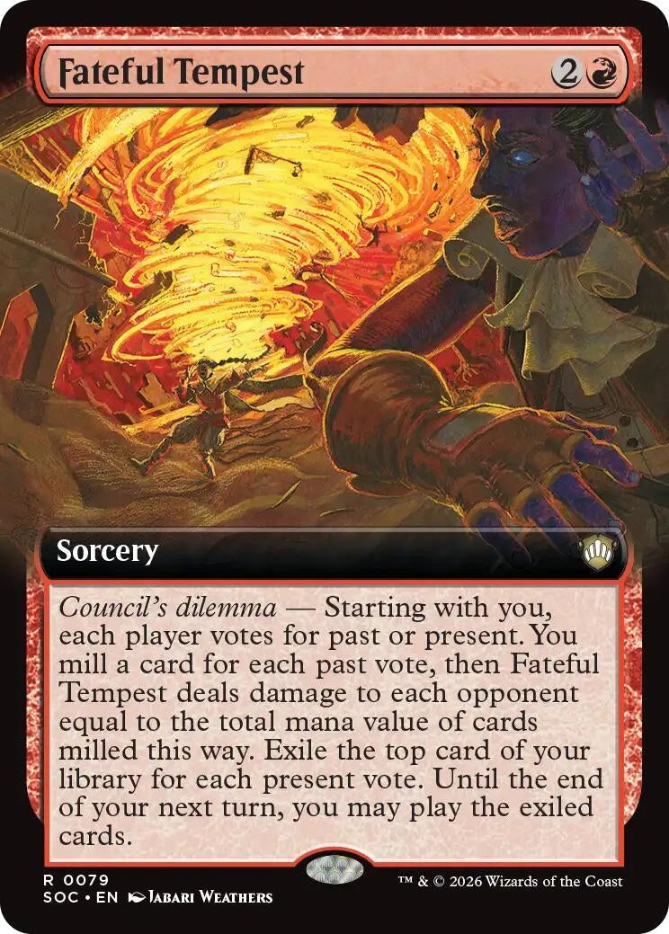Fateful Tempest (Extended Art) (79) (Secrets of Strixhaven)