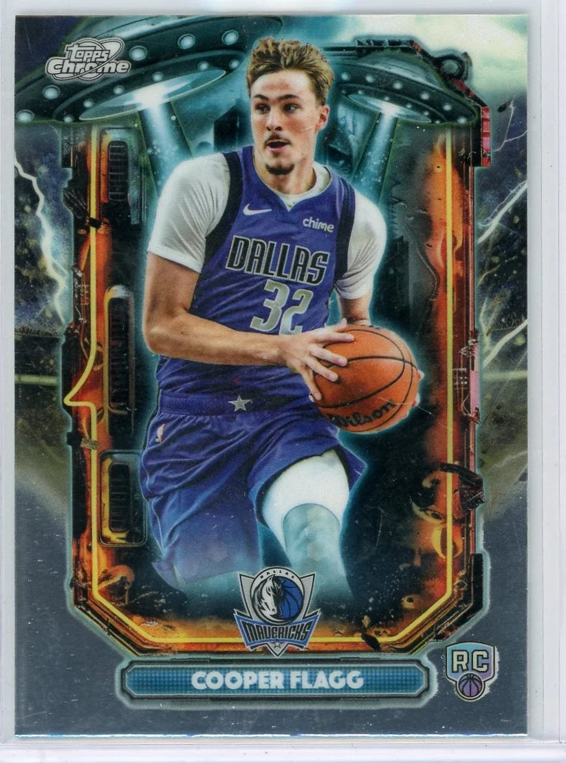 Cooper Flagg 2025-26 Topps Cosmic Chrome Extra Terrestrial Rookie Card