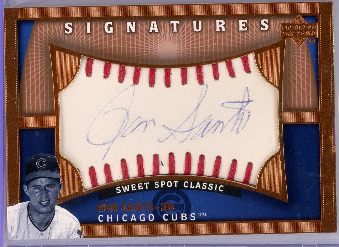 Ron Santo 2005 Upper Deck Sweet Spot Classic Signatures