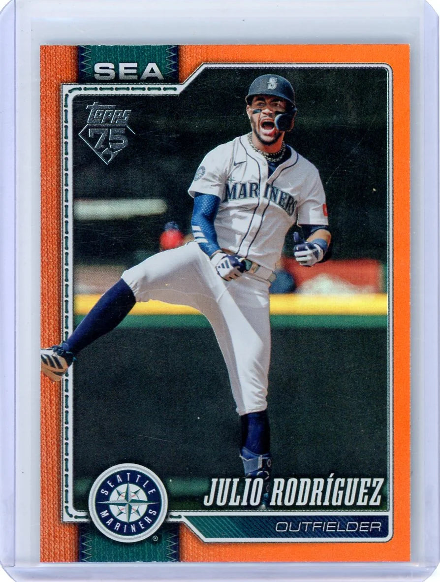 Julio Rodriguez 2026 Topps Series One Orange Foil #'d 22/25