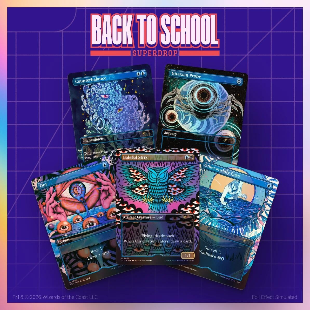 Secret Lair Drop: The Eyes Have It - Rainbow Foil Edition