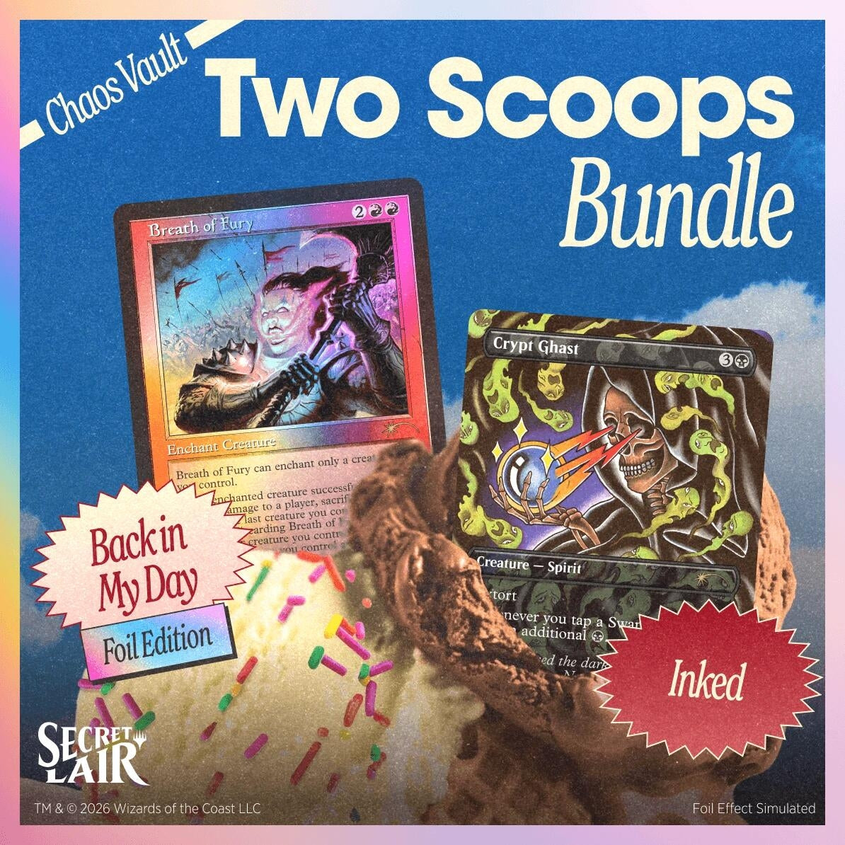 Secret Lair Drop: Two Scoops - The Vanilla Party, Chocolate Business Bundle