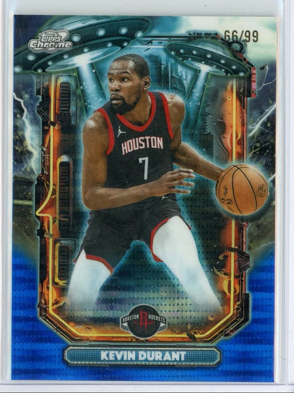 2025-2026 Kevin Durant Topps Cosmic Chrome Extra Terrestrial ET-9 /99
