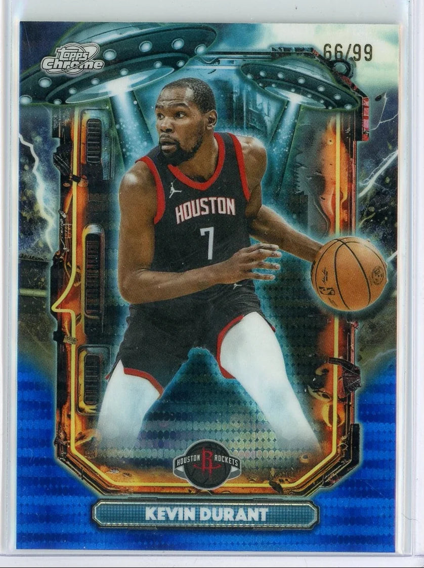 2025-2026 Kevin Durant Topps Cosmic Chrome Extra Terrestrial ET-9 /99