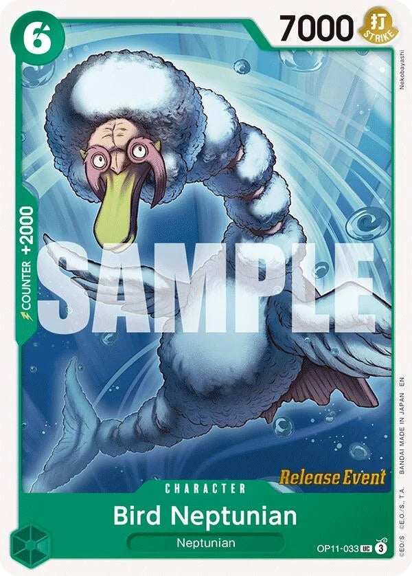 Bird Neptunian (OP11-033) (A Fist of Divine Speed Release Event Cards) (OP11 RE)