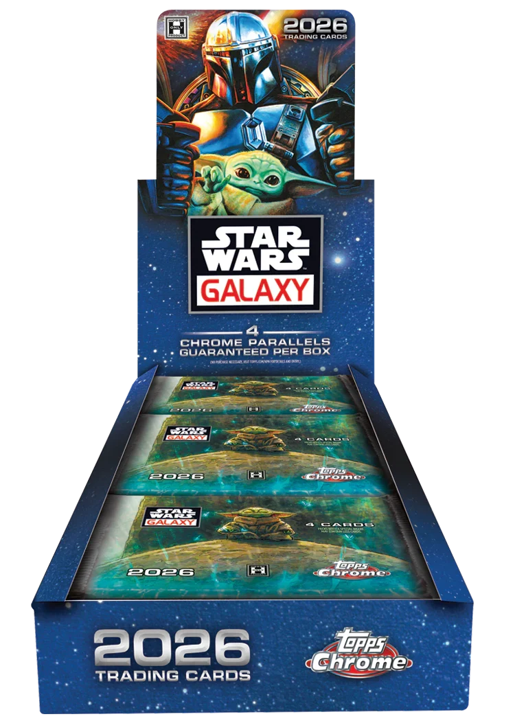 2026 Topps Star Wars Chrome Galaxy Hobby 12 Box Case