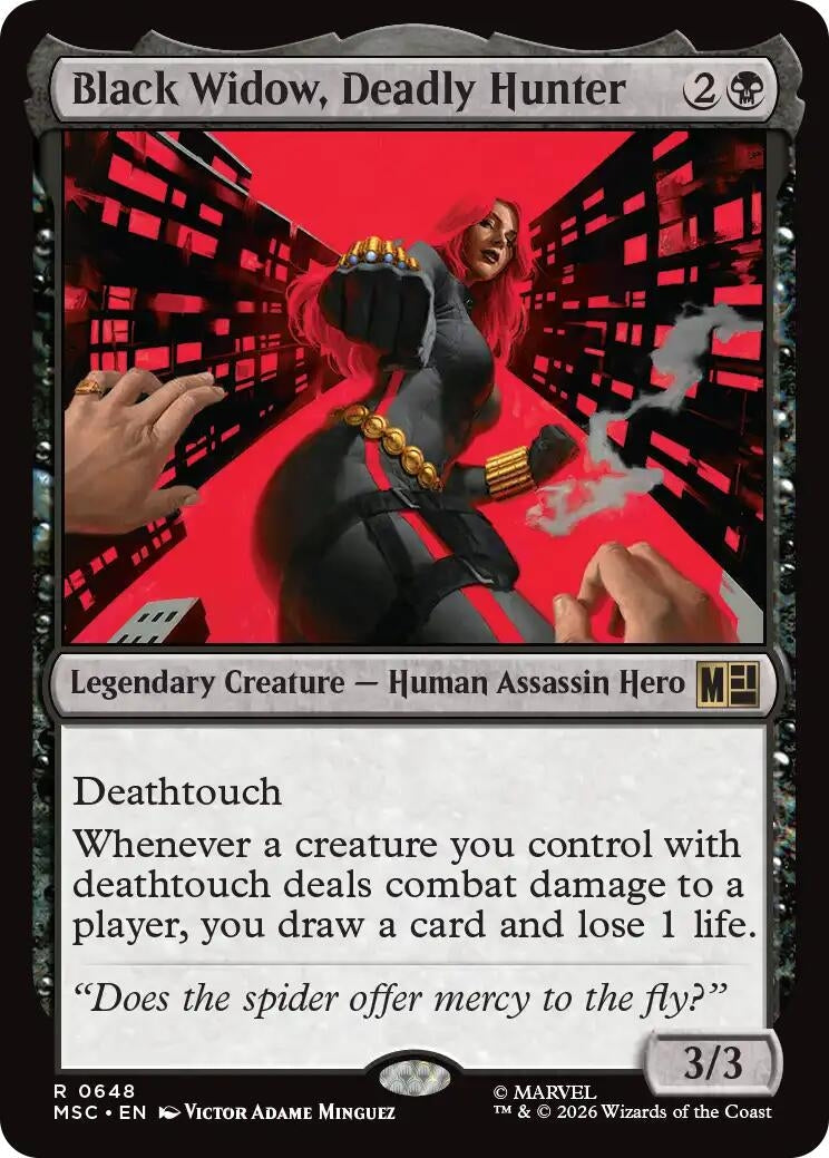 Black Widow, Deadly Hunter (648) (Marvel Super Heroes)