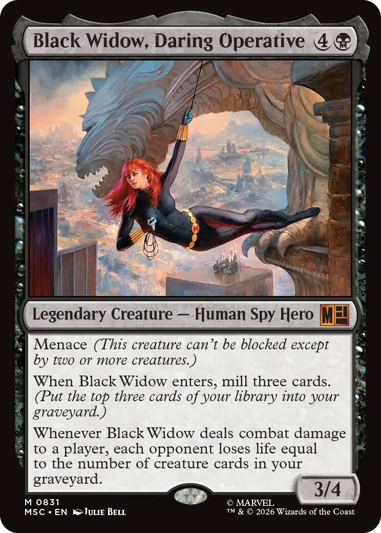 Black Widow, Daring Operative (831) (Marvel Super Heroes)