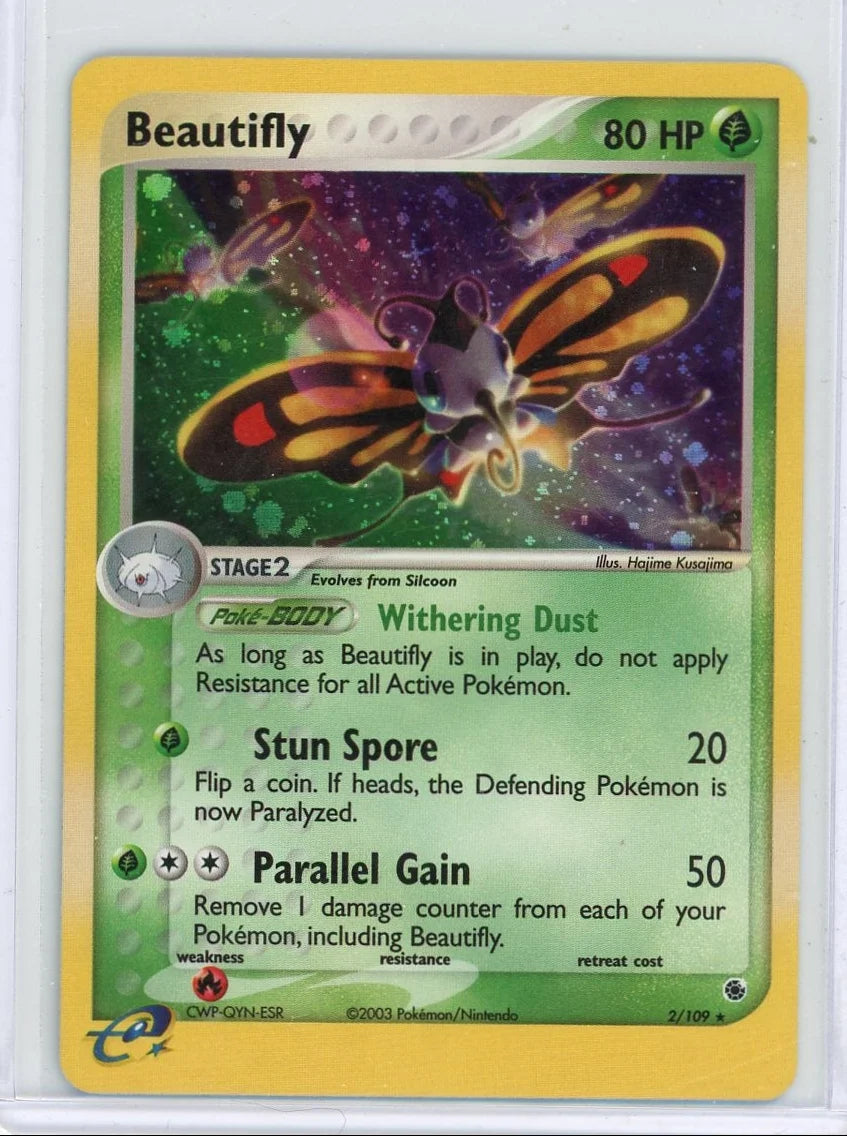 Beautifly Pokémon Ruby & Sapphire Holo #2/109