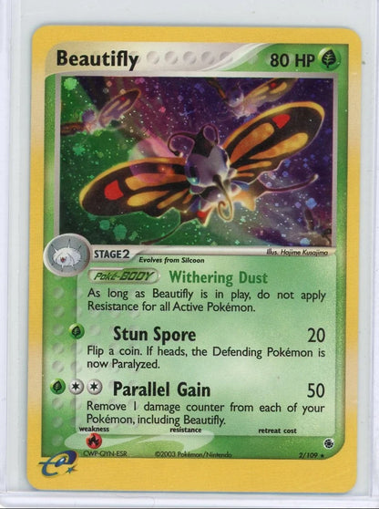 Beautifly Pokémon Ruby & Sapphire Holo #2/109