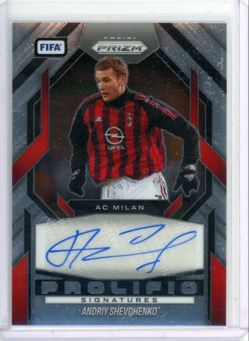 Andriy Shevchenko 2025-26 Panini Prizm FIFA Prolific autograph