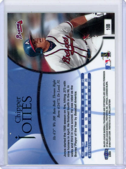Chipper Jones 1999 Fleer Brilliants Blue