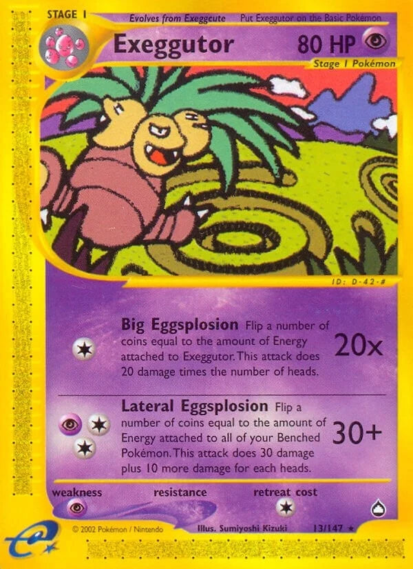 Exeggutor (13) (013/147) (Aquapolis) (AQ)