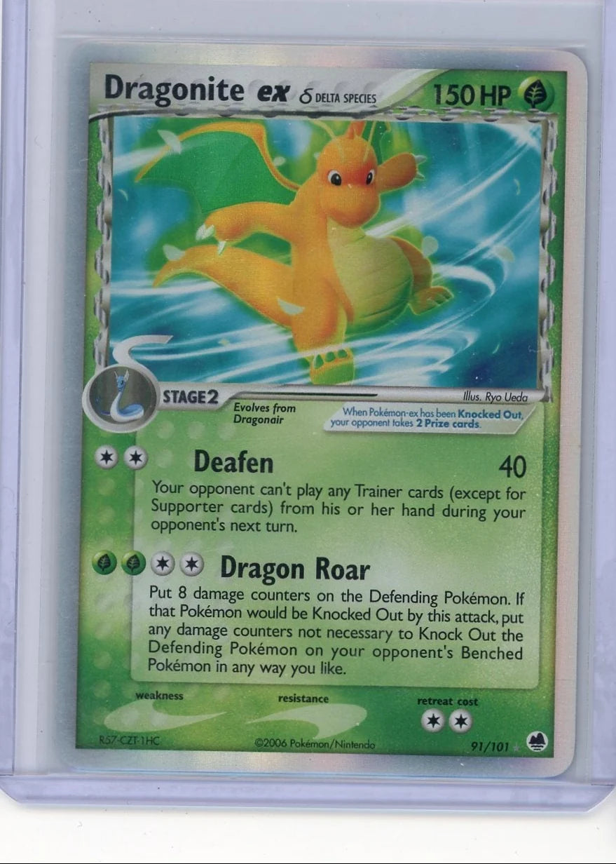 Dragonite ex Pokémon Ex Dragon Frontier Delta Species #91/101