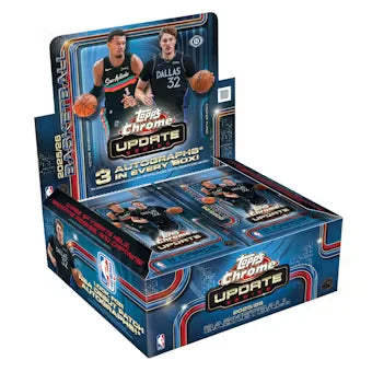 2025-26 Topps Chrome Update Basketball Jumbo 8 Box Case