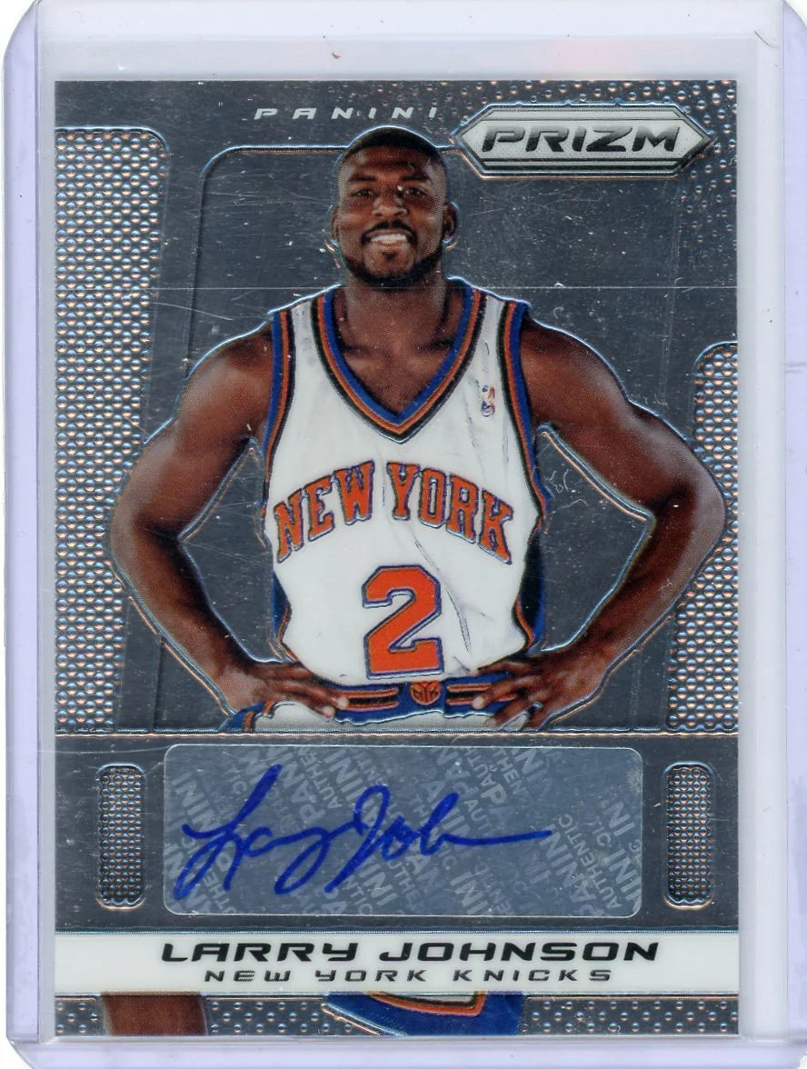 Larry Johnson 2013-14 Panini Prizm autograph