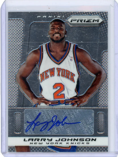 Larry Johnson 2013-14 Panini Prizm autograph
