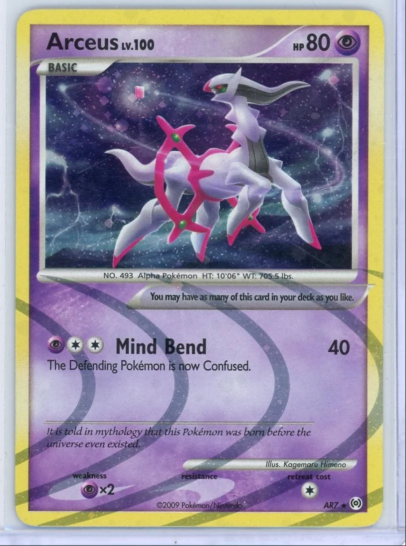 Arceus Lv. 100 Pokémon Arceus Holo #AR7