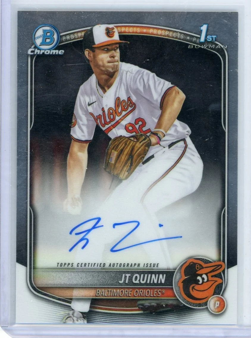 JT Quinn 2025 1st Bowman Chrome Autograph #CPA-JQ