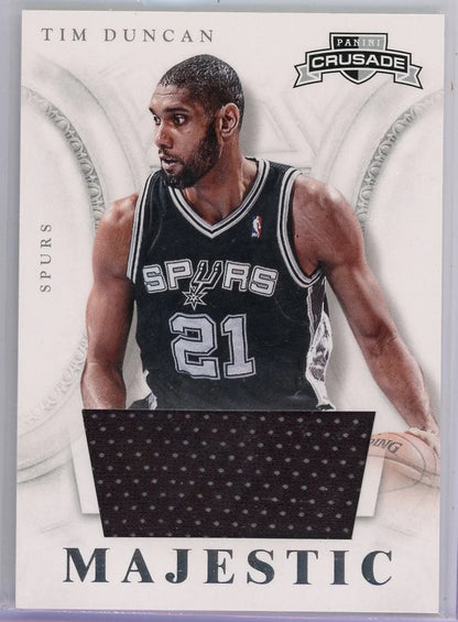 Tim Duncan 2012-13 Panini Crusade Majestic game-used relic