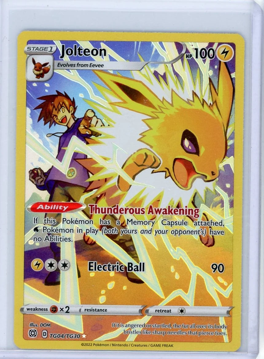 Jolteon Pokémon Brilliant Stars Trainer Gallery Full-Art #TG04/TG30