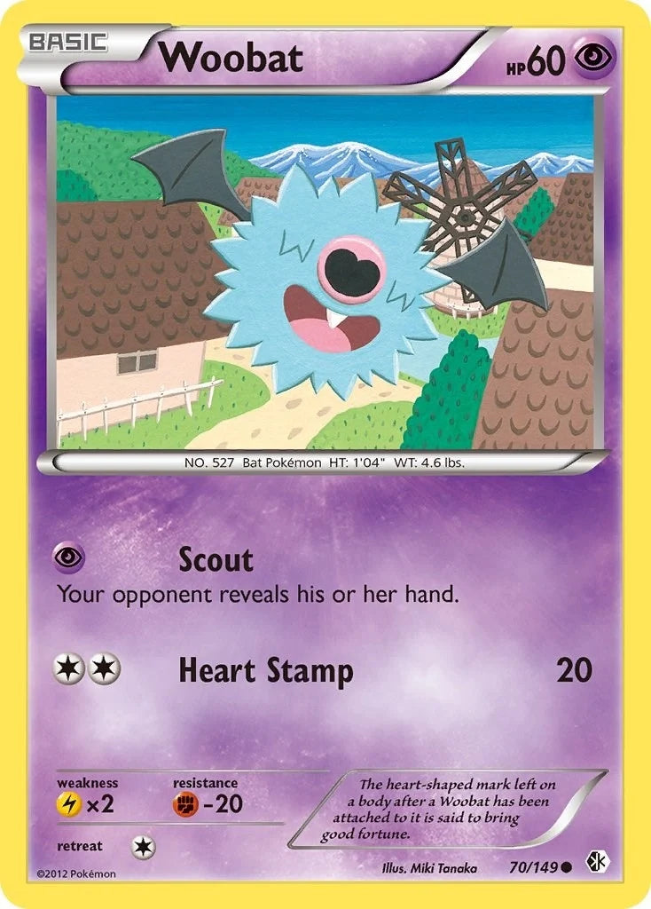 Woobat (70/149) (Boundaries Crossed) (BCR)
