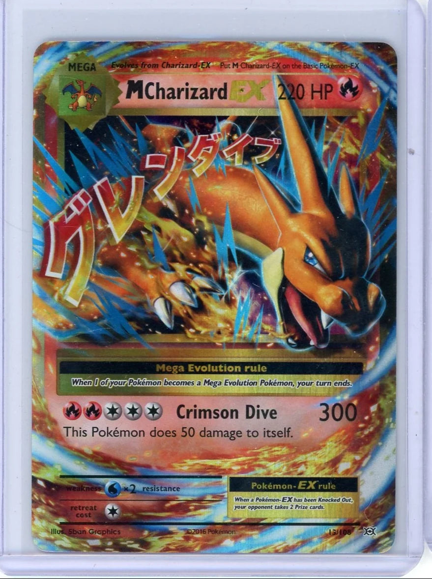 Mega Charizard EX Pokémon XY Evolutions Ultra Rare #13/108