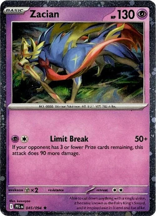 Zacian - 045/094 (Cosmos Holo) (045/094) (Blister Exclusives) (BLE)