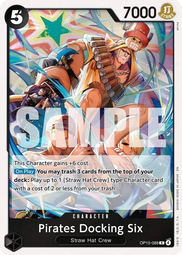 Pirates Docking Six (OP15-088) (Adventure on Kami's Island) (OP15-EB04)
