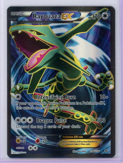 Rayquaza EX Pokémon Roaring Skies Ultra Rare #104/108 LP/MP