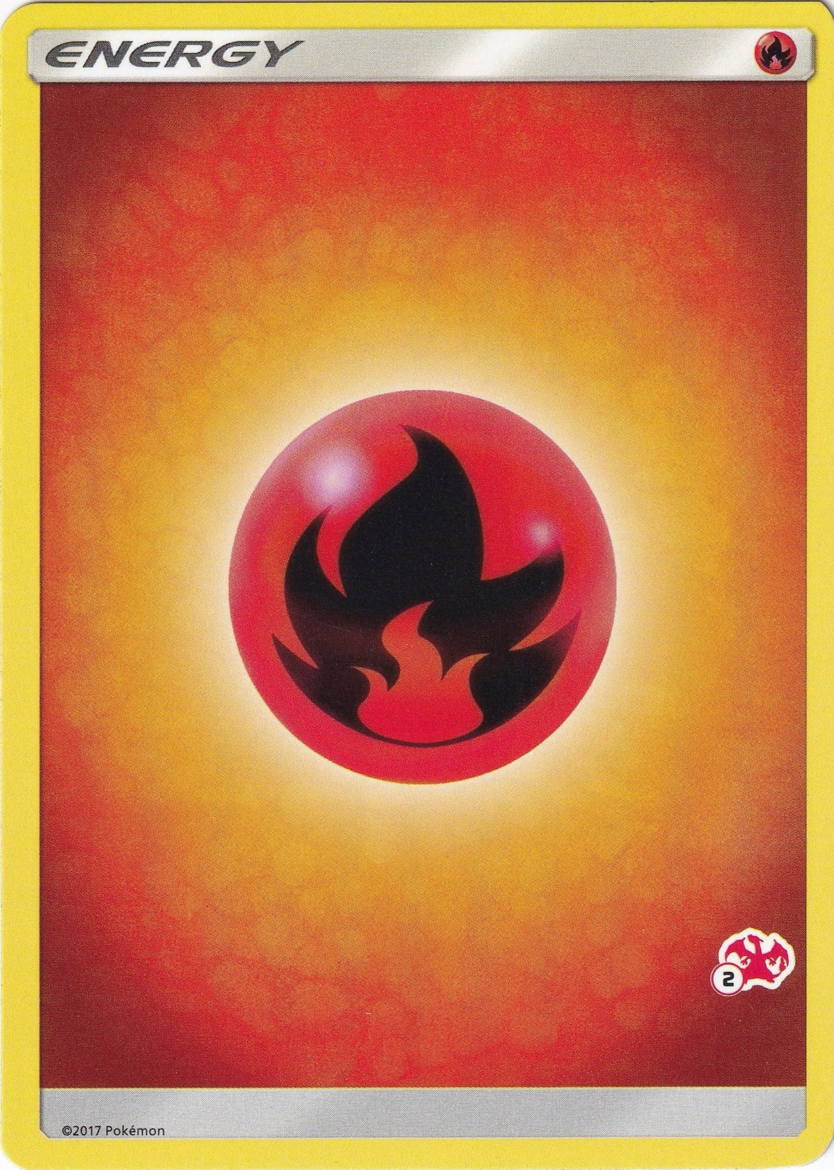 Fire Energy (#2 Charizard Stamped) (Battle Academy) (BTA)