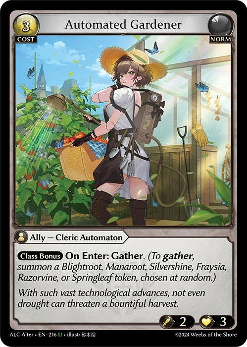 Automated Gardener (216) (Alchemical Revolution Alter Edition) (ALC Alter)