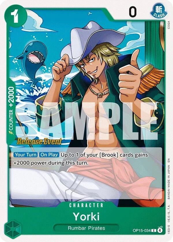 Yorki (OP15-034) (Adventure on Kami's Island Release Event Cards) (OP15 RE)