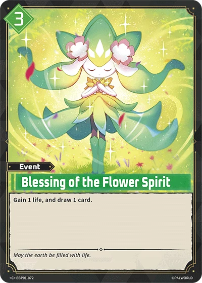 Blessing of the Flower Spirit (EBP01-072) (Dawn of Palpagos) (EBP01)