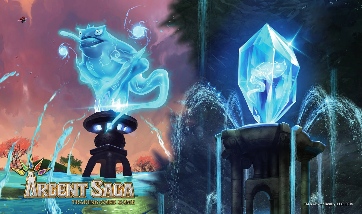 Argent Saga TCG Rubber Event Playmat - Fizzy and Shard (Entry June 2019)