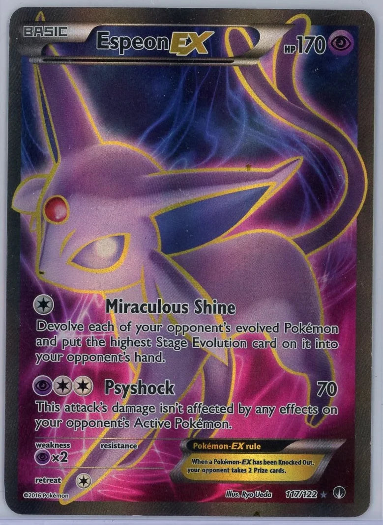 Espeon ex Pokémon XY: BREAKpoint Ultra Rare #117/122