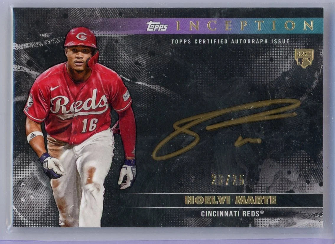 Noelvi Marte 2024 Topps Inception Rookie Autograph #'d 23/25