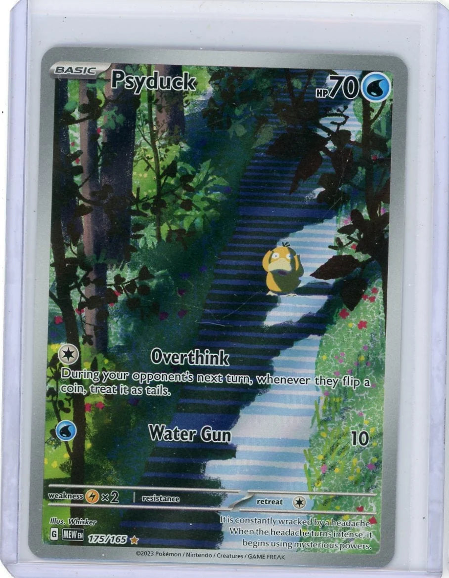 Psyduck Pokémon 151 Illustration Rare #175/165