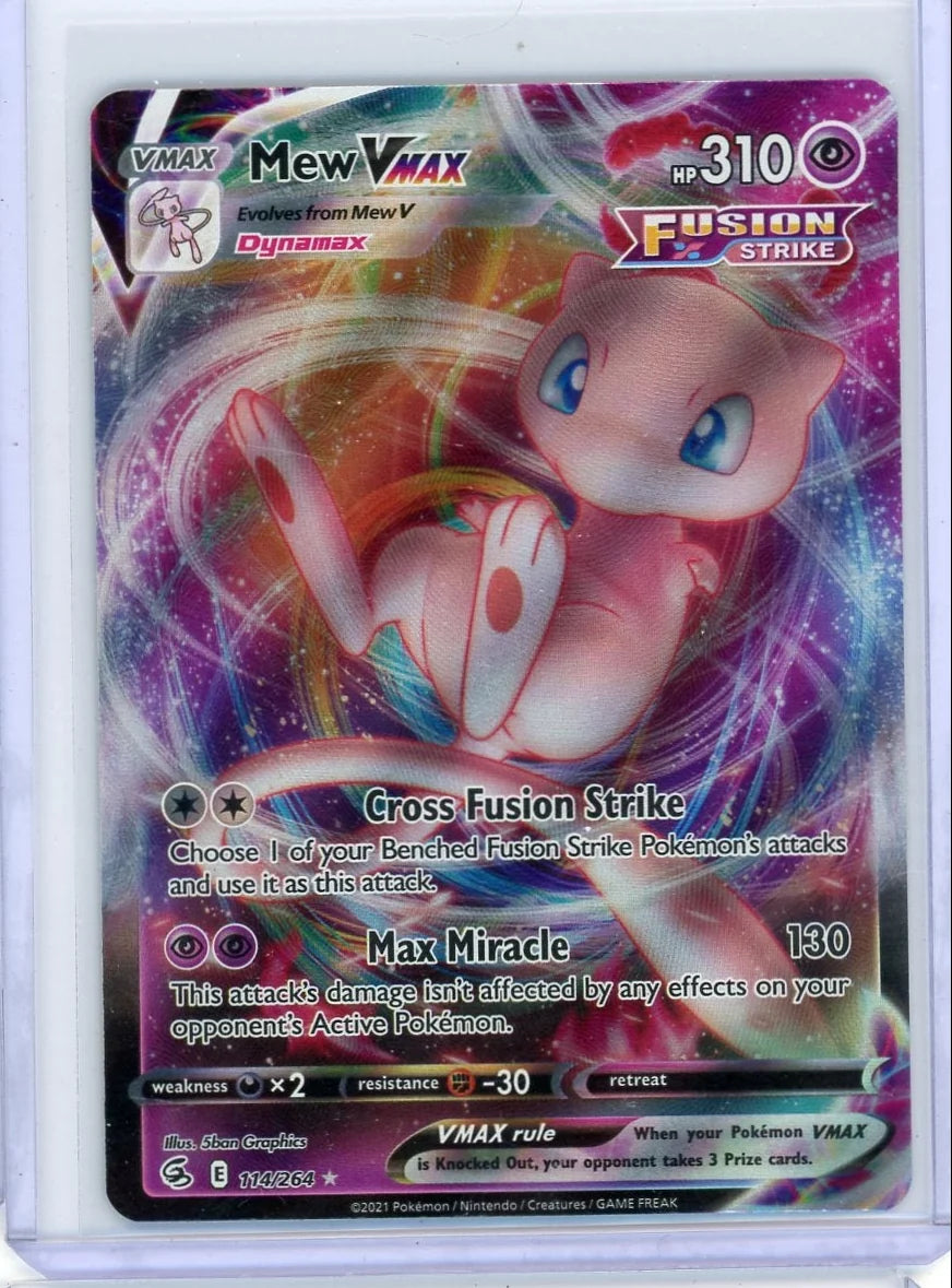 Mew Vmax Pokémon Fusion Strike Ultra-Rare #114/264