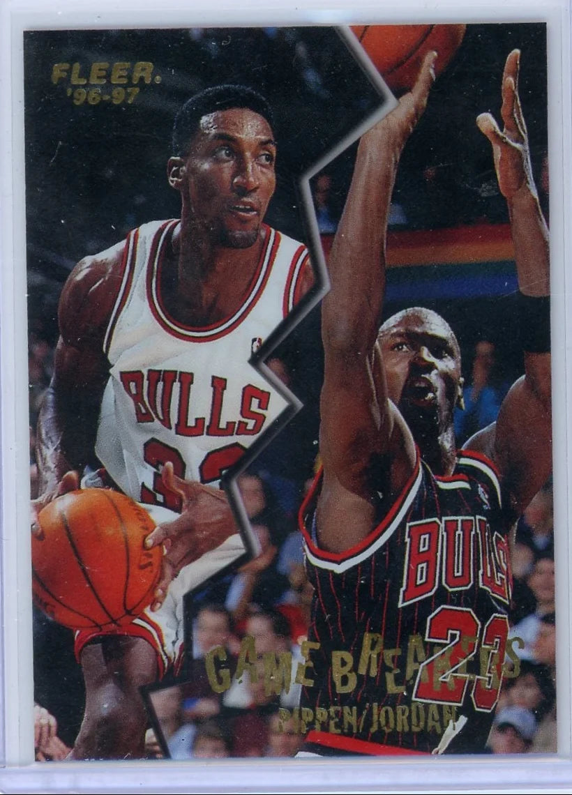 Michael Jordan / Scottie Pippen 1996-97 Fleer Game Breakers