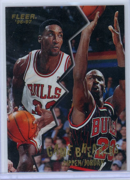 Michael Jordan / Scottie Pippen 1996-97 Fleer Game Breakers