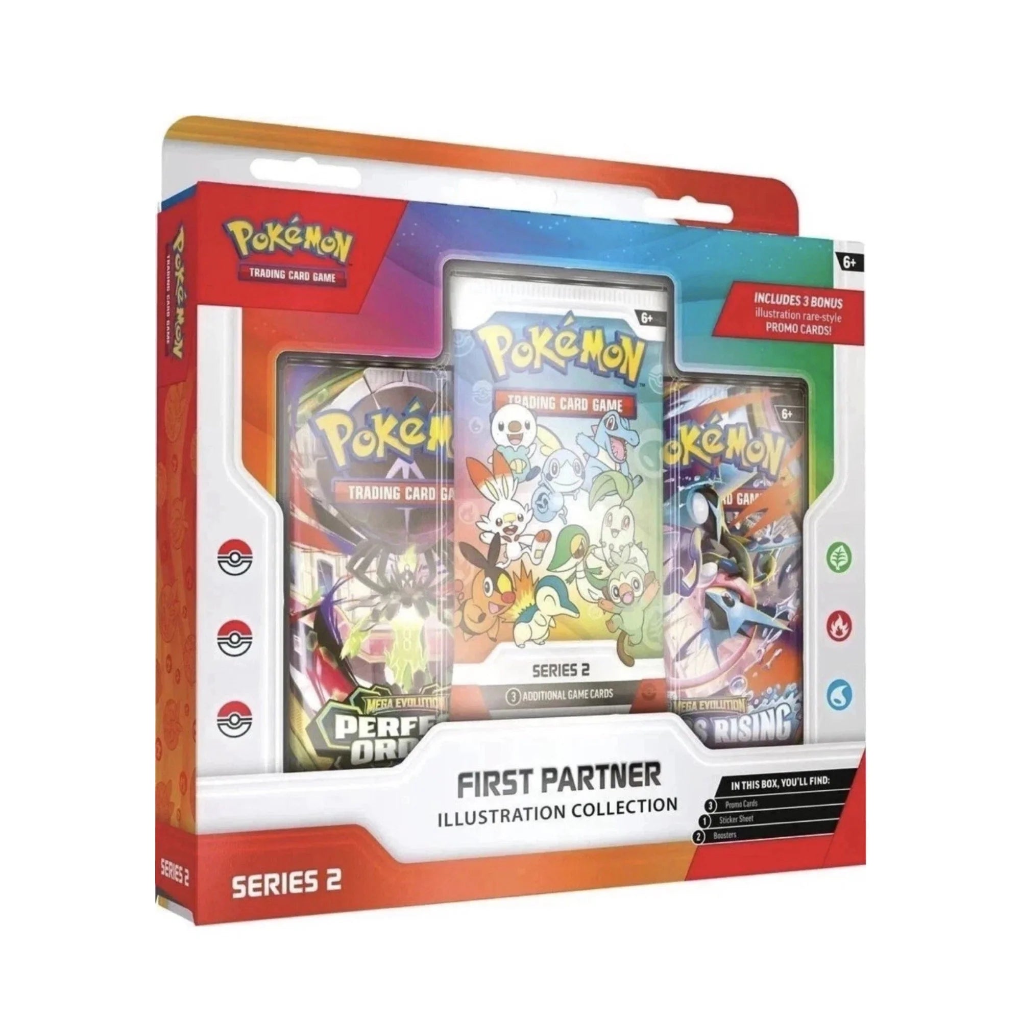 Pokémon First Partner Illustration Collection Box Series 2 6 Box Case