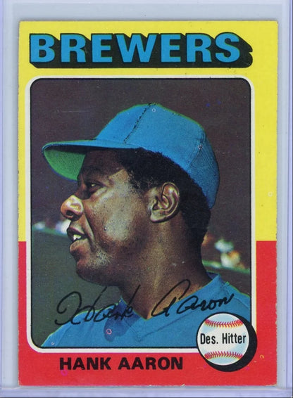 Hank Aaron 1975 Topps #660