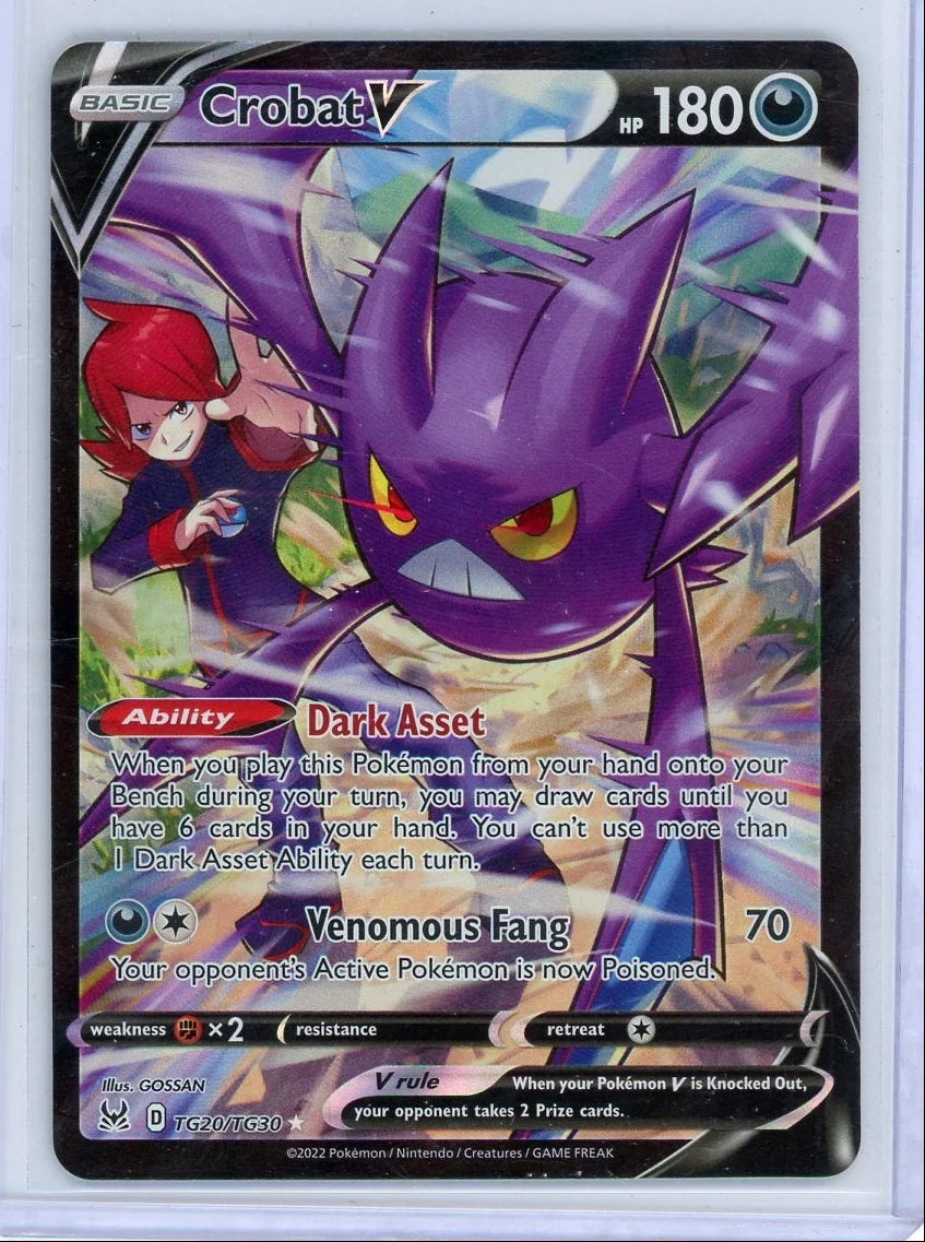 Crobat V Pokémon Lost Origin Ultra Rare #TG20/TG30