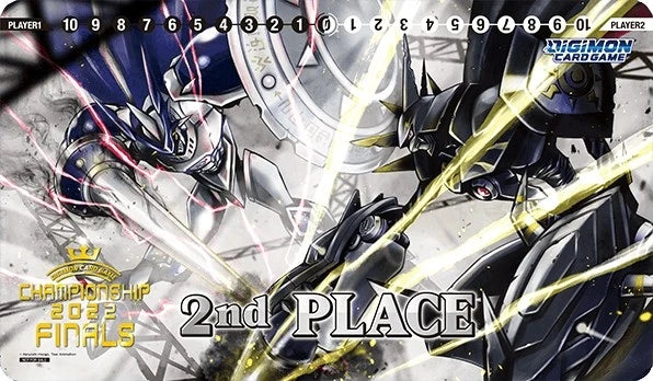 Digimon Card Game: 2022 Final Championships 2nd Place Playmat