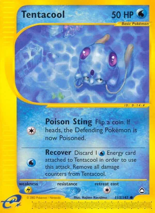 Tentacool (113/147) (Aquapolis) (AQ)