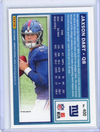 Jaxson Dart 2025 Panini Optic Rated Rookie Pink Prizm