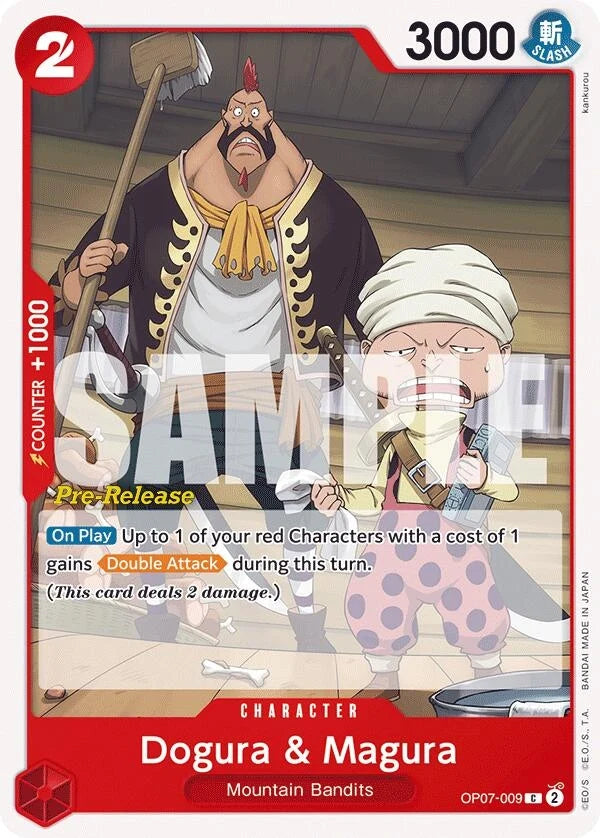 Dogura & Magura (OP07-009) (500 Years in the Future Pre-Release Cards) (OP07 PRE)