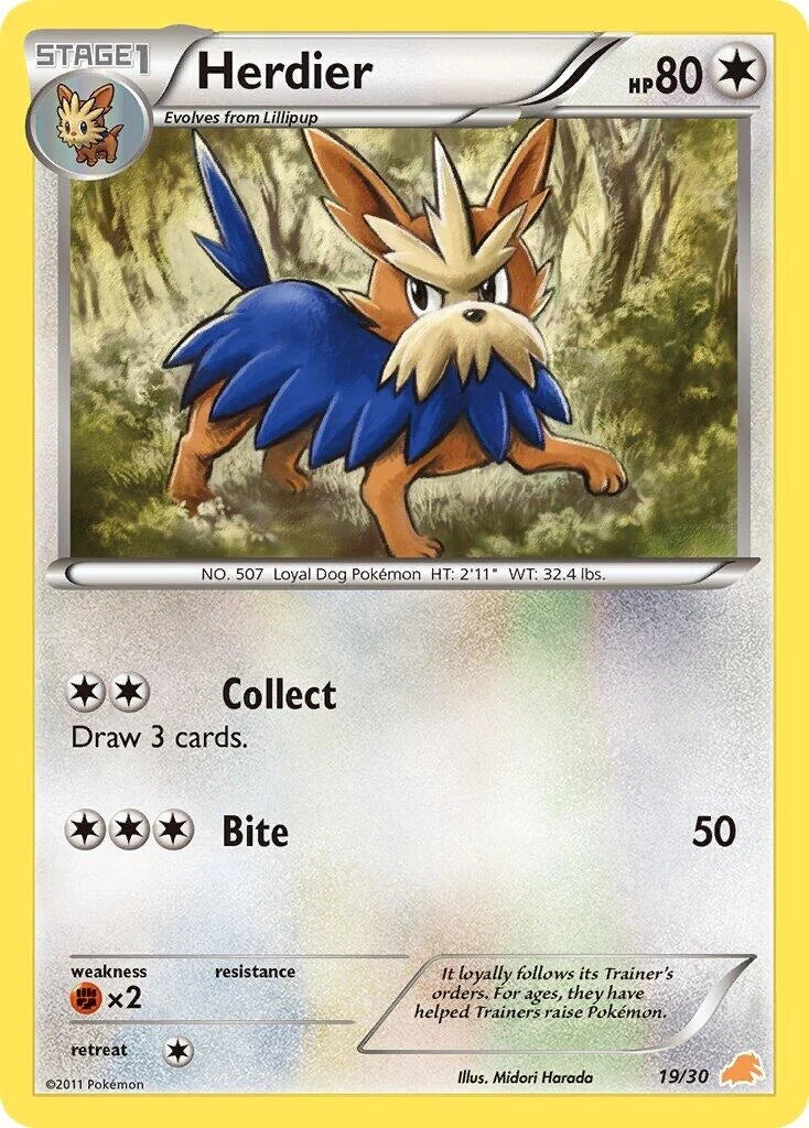 Herdier (19/30) (BW Trainer Kit: Excadrill & Zoroark) (BLW)